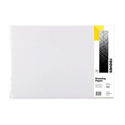 JAS-0410000 - REEVES CARTRIDGE PAPER A2 135gsm 20 Sheets